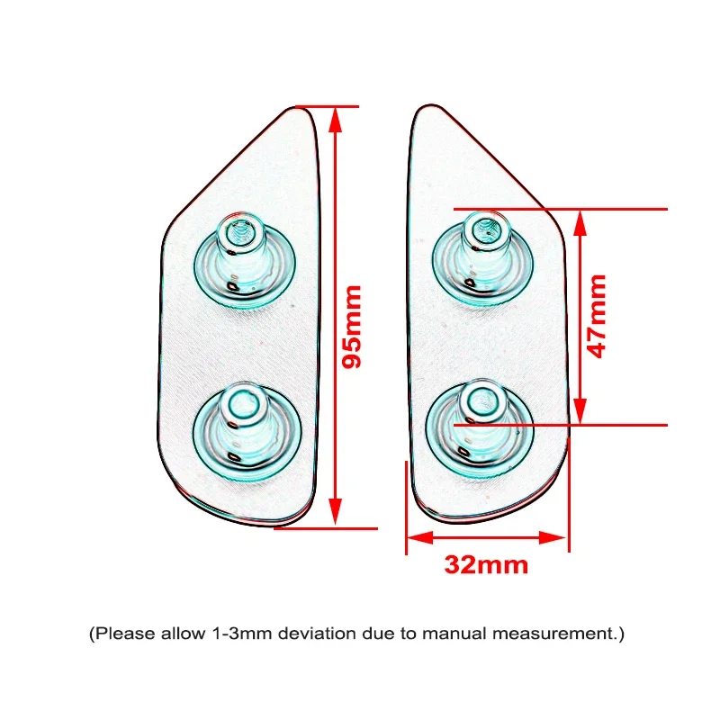 Базовая крышка зеркала заднего вида для мотоцикла, лобовое стекло, крышка с отверстием для зеркала для BMW M1000RR M1000 RR M 1000RR 2021-2024