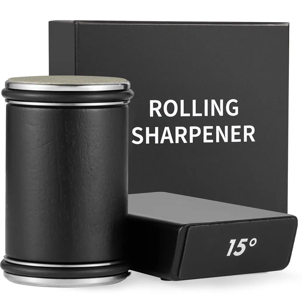 Rolling Knife Sharpener Kit For Straight Edge Roller Knife Sharpening With Industry Diamonds Chef Knife Set Kitchen Tool