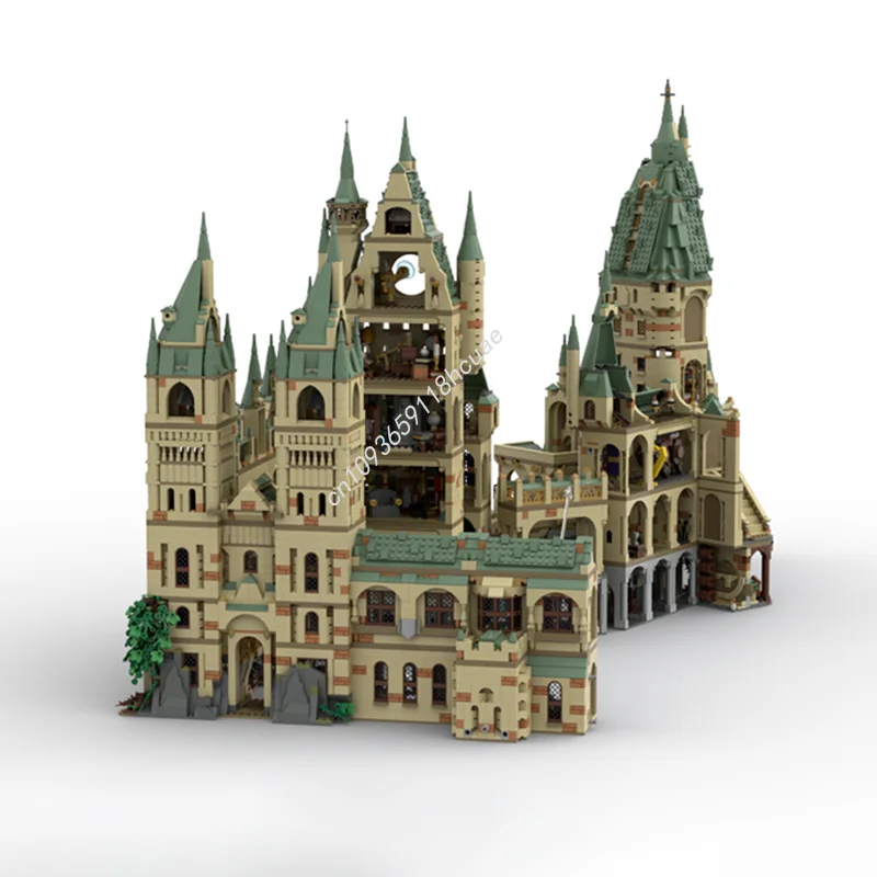 1885pcs MOC HP Modular Defense The Dark Arts Model Building Blocks Construction Toy Assemble Idea Kids Christmas Gifts Birthday