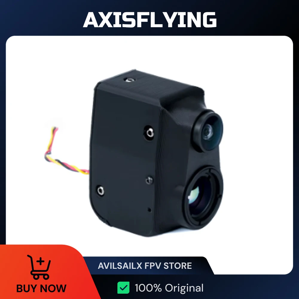 Axisflying Thermal FPV Camera with Dual Lenses for Day/Night, 384x288 640x512 256x192 Resolution
