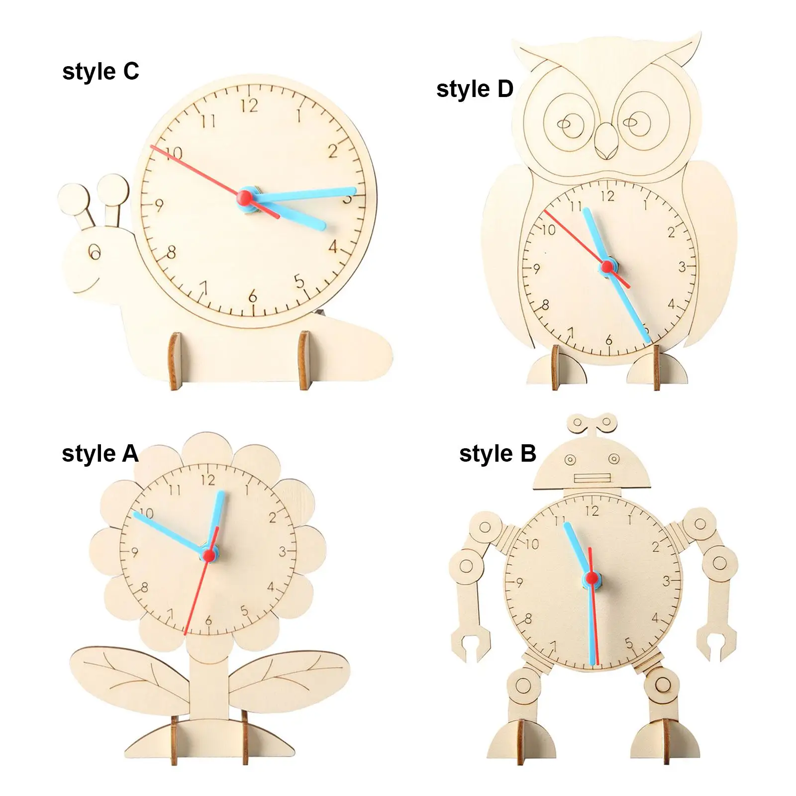 DIY Clock Model Science Experiment Kits for Developmental Toy Kids Teens