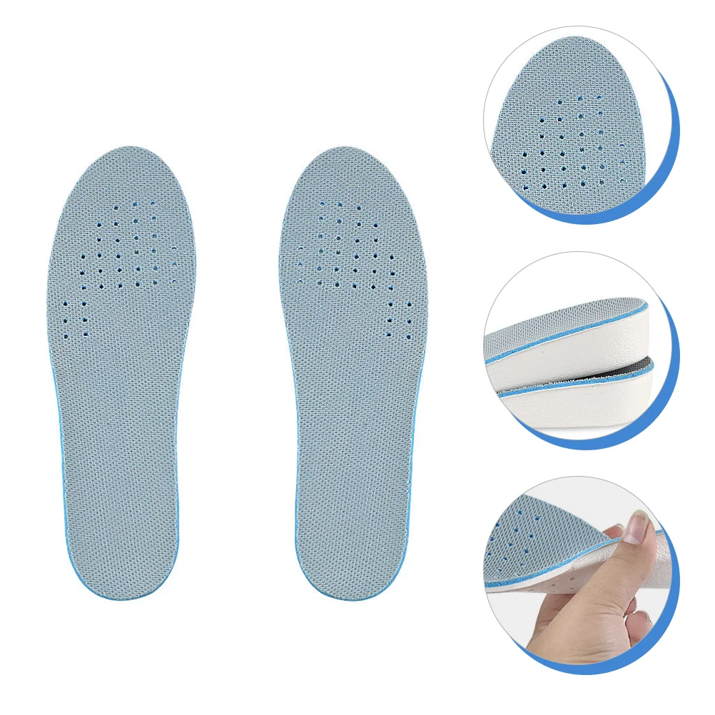 Inner Height Increasing Insole Sweat Absorption Shoe Pads Insoles Absorbing EVA Heightening Shock-absorbing Inserts