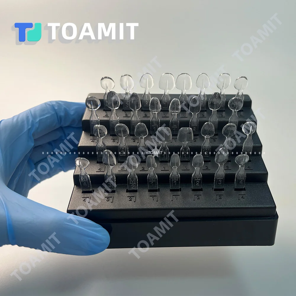 

32 шт./компл., набор форм для стоматологического шпона, форма для композитной смолы, светоотверждаемый автоклав, передняя форма для зубов, инструменты для отбеливания зубов