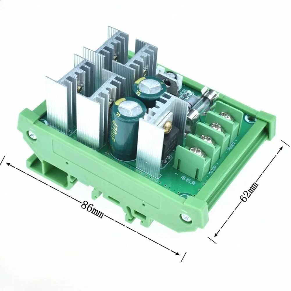 

Контроллер двигателя постоянного тока для проектов DIY, регулируемый драйвер двигателя с потенциометром, 30А, вход 10-55В DC