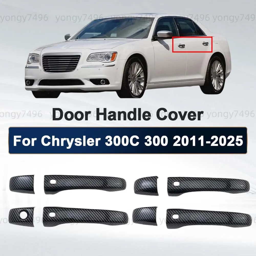 accesorios-para-mejorar-el-automovil-chrysler-300c-300-2011-2025-cubiertas-de-manijas-de-puerta-de-fibra-de-carbono-cromo-plata-brillante-y-negro-brillante