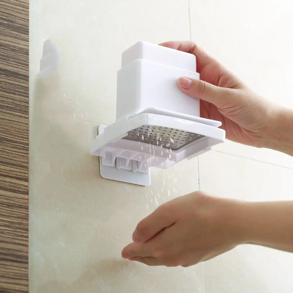 Creative Wall-Mounted Soap Grinding Tools Waterproof Adjustable Soap Grinder Box Hand Washing Supplies