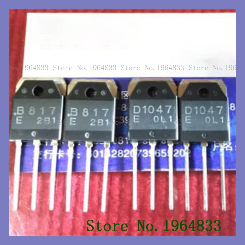 2pcs/lot=a pair 2SB817 2SD1047 D1047 B817