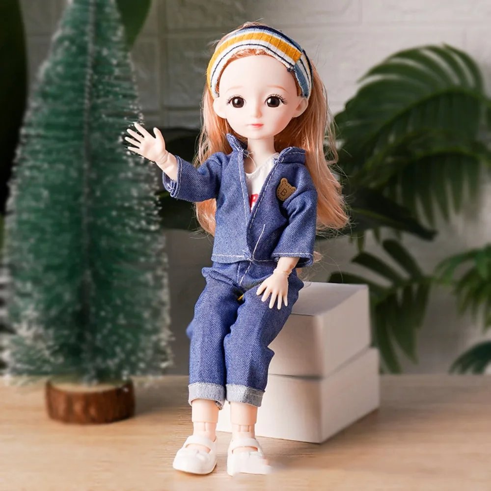 

1/6 SD 30 см Bjd кукла с одеждой, длинные волосы, привлекательные глаза, платье принцессы, куклы BJD с париком, элегантный макияж
