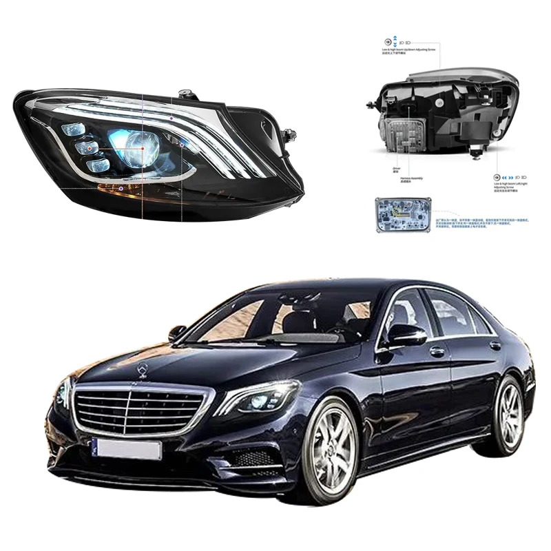 

High Quality and Easy Installation for Mercedes benz 2014-2017 S-Class Upgrade Retrofit Led Headlights
