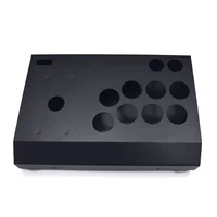 Caja de Metal vacía para máquina de juegos recreativos Hitbox DIY 8/14 agujeros se pueden instalar el botón de Joystick para videojuegos Retro