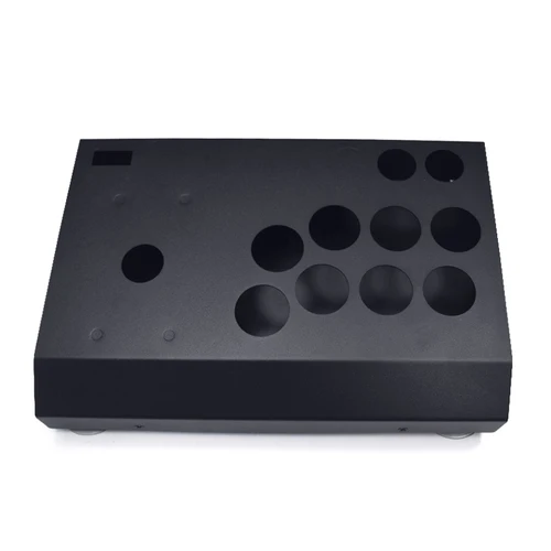Imagen 1 del producto Caja de Metal vacía para máquina de juegos recreativos Hitbox DIY 8/14 agujeros se pueden instalar el botón de Joystick para videojuegos Retro