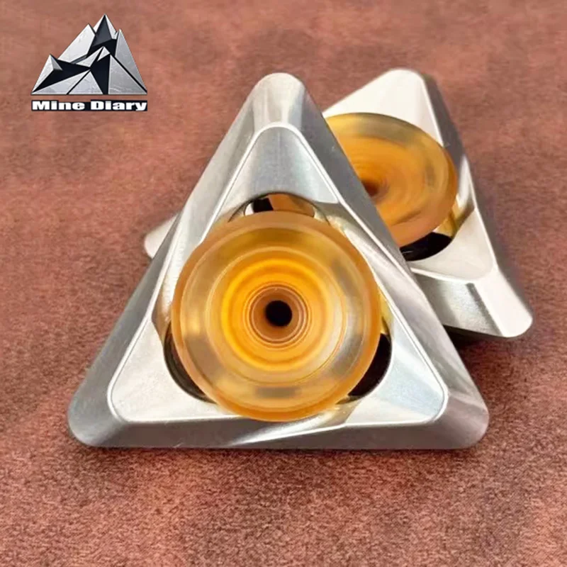 Novel Simple EDC Fidget Spinner Fashion S.S Metal Fidget Gyros Stress Relief & Relaxation Fidget Toys ADHD Concentration Toys