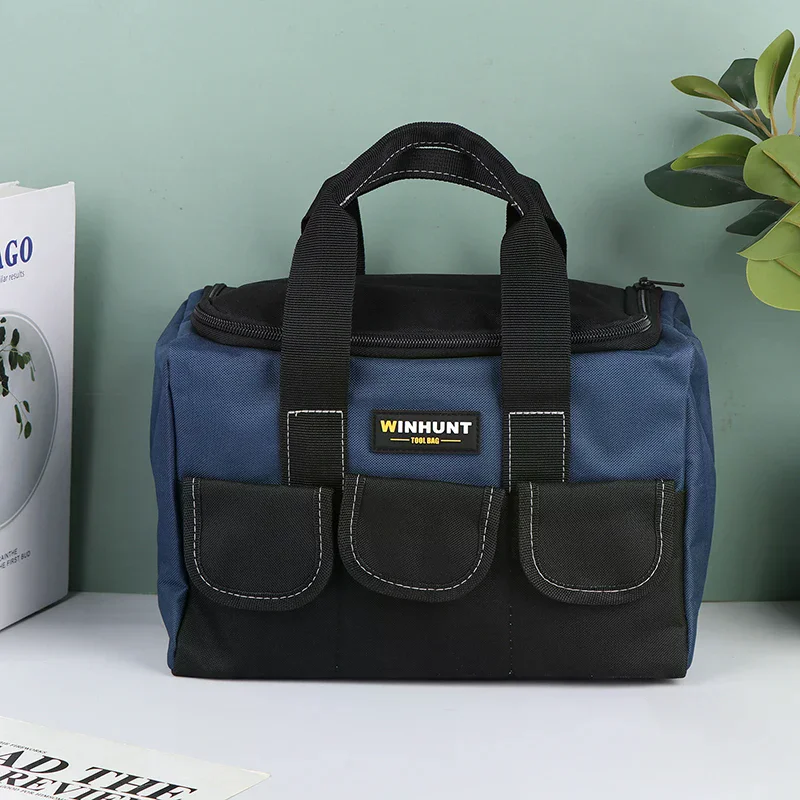 حقيبة أدوات تنظيم الأدوات متعددة الجيوب مع حقيبة أدوات مقاومة للماء بسعة أكبر بنسبة 30% لأدوات الكهربائي #3