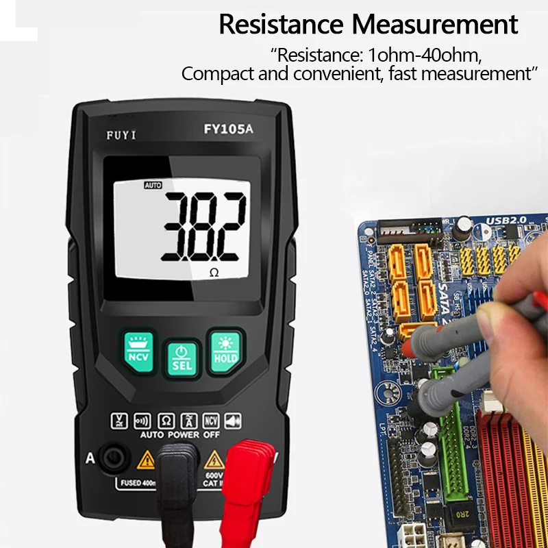 Multimetro Digital Profesional inteligente Tester AC DC Voltage Current Auto Range High Precision Ohm Hz NCV Digital Multimeter