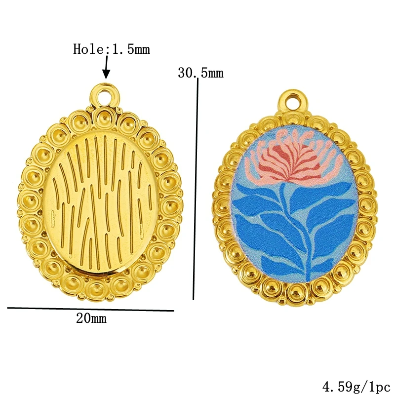 2pcs/lot Stainless Steel Colorful Enamel Lobster/Snail Charms Pendants for DIY Bracelets Jewelry Earrings Making Accessories view 4