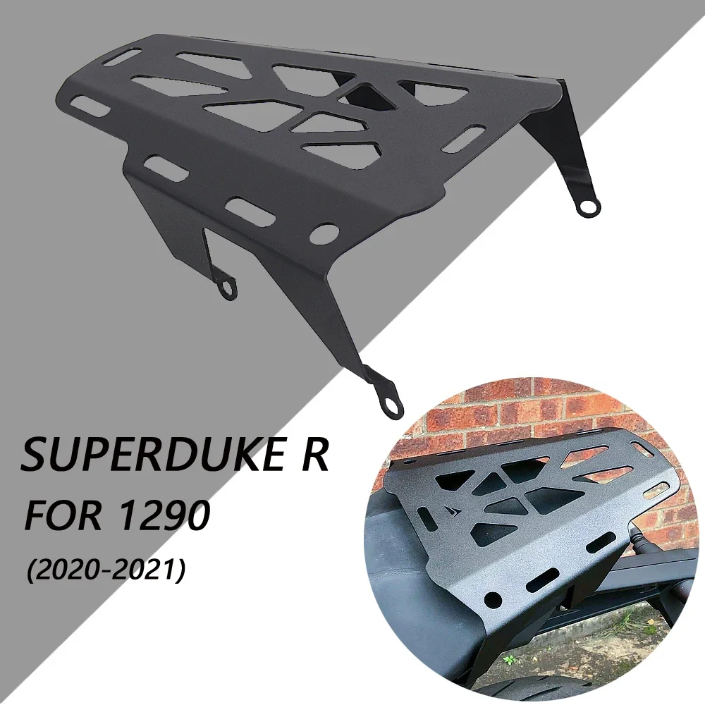 

New Black Motorcycle Accessories Rear Carrier Luggage Rack For 1290 Super Duke R 2020 2021