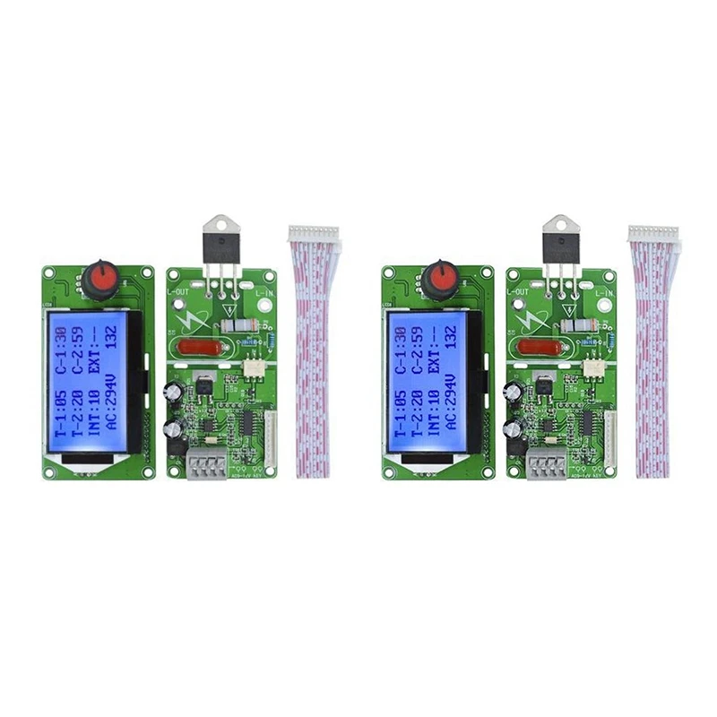 

Digital LCD Double Pulse Encoder Spot Welder Welding Machine Time Control Weld Module Board Electronic Controller