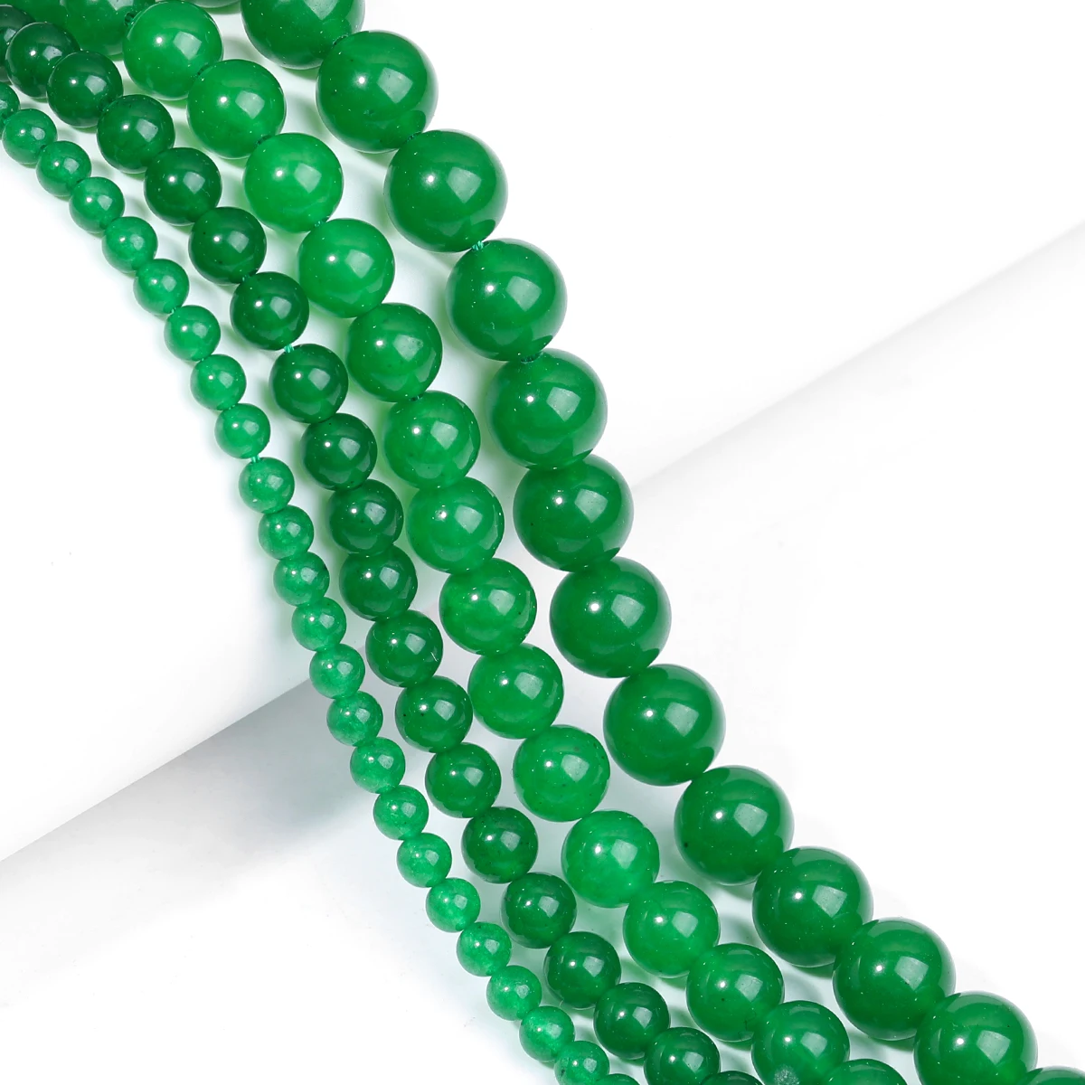 Malay Jade Natursteinperlen, Tianhe-Stein, runde lose Steinperlen für die Schmuckherstellung, DIY-Armband, Ohrringe, Zubehör – Detail 8