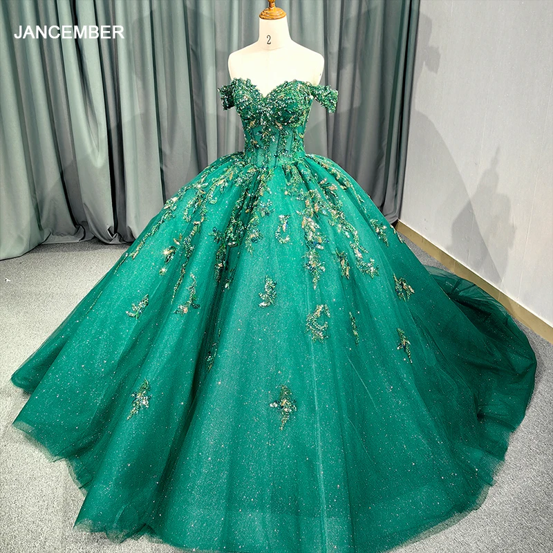 Charming Ball Gowns Quinceanera Dresses for 15 Years Lady Party Dress Sequined Beads Customized Off the Shoulder Customized