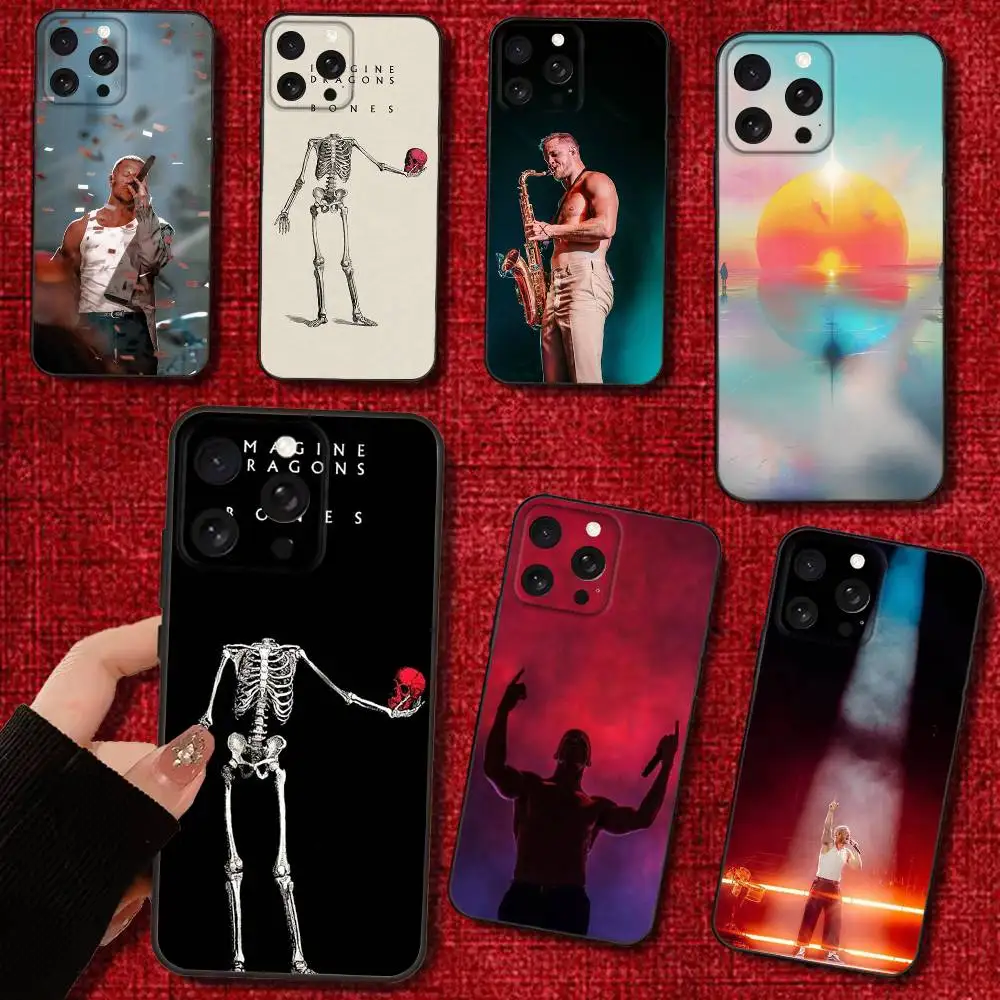 

I-Imagine Dragons Loom Band Phone Case For iPhone 16e,16,15,14,13,12,11,Pro,X,XS,Max,XR,Plus,Mini Soft Black Cover