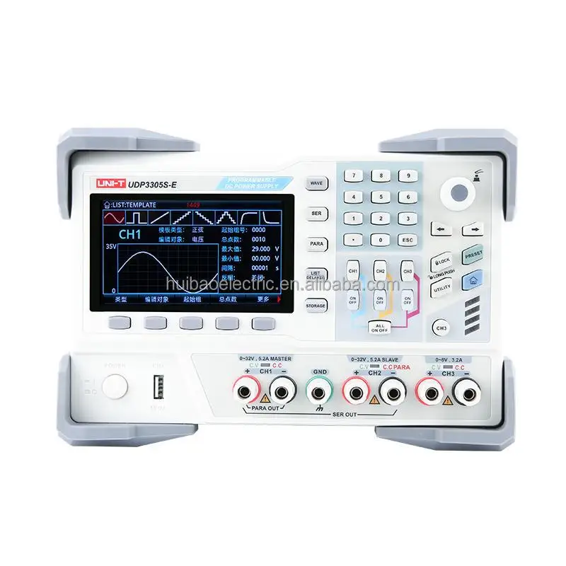 

100% New UNI-T UDP3305S-E Programmable Linear DC Regulated Power Supply Four-channel Maintenance Adjustable Digital Power Supply