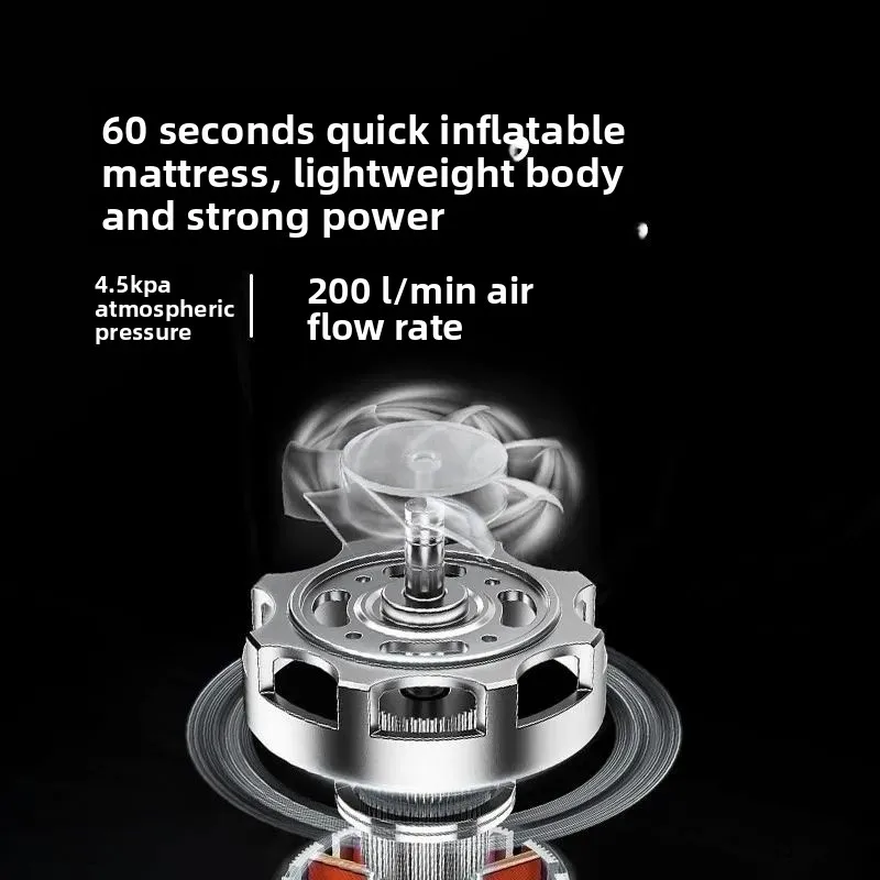 Outdoor multifunctional air pump and lighting three-in-one inflator