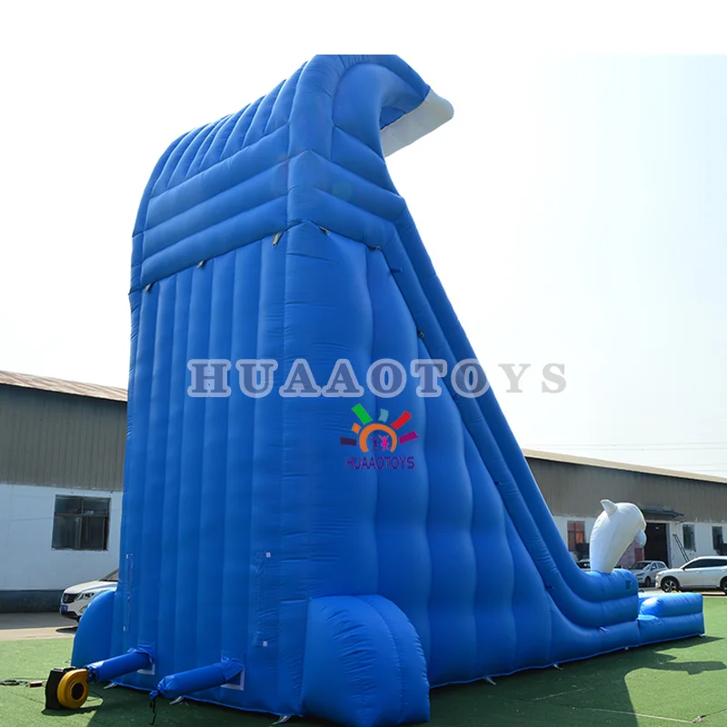 Commercial Grade 7m High Inflatable Water Slide with Pool for Sale