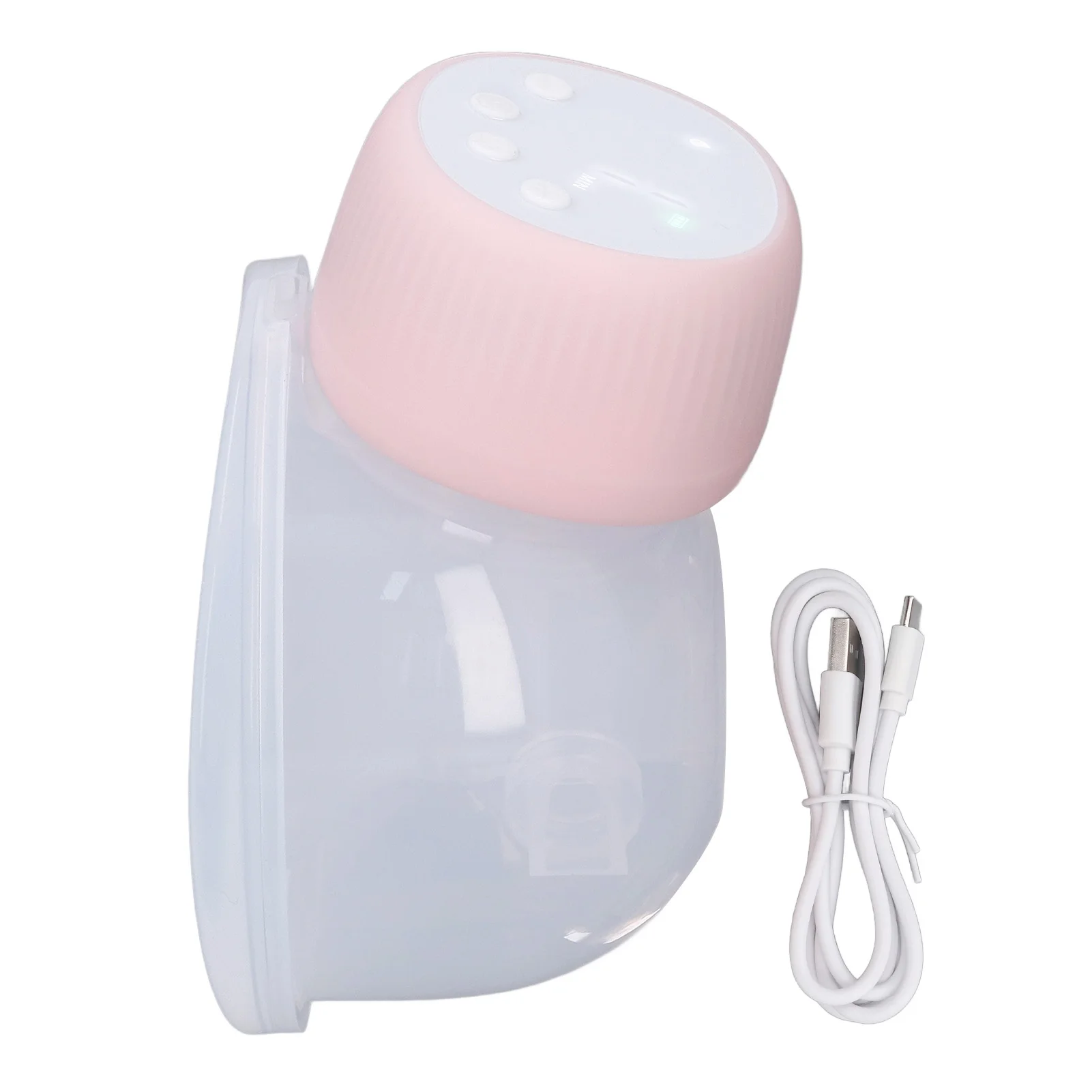 Wearable Breastpump Portable Milk Collector Cup Rechargeable 1200mAh Wearable Milk Extractor for Moms Wearable Milk Extractor
