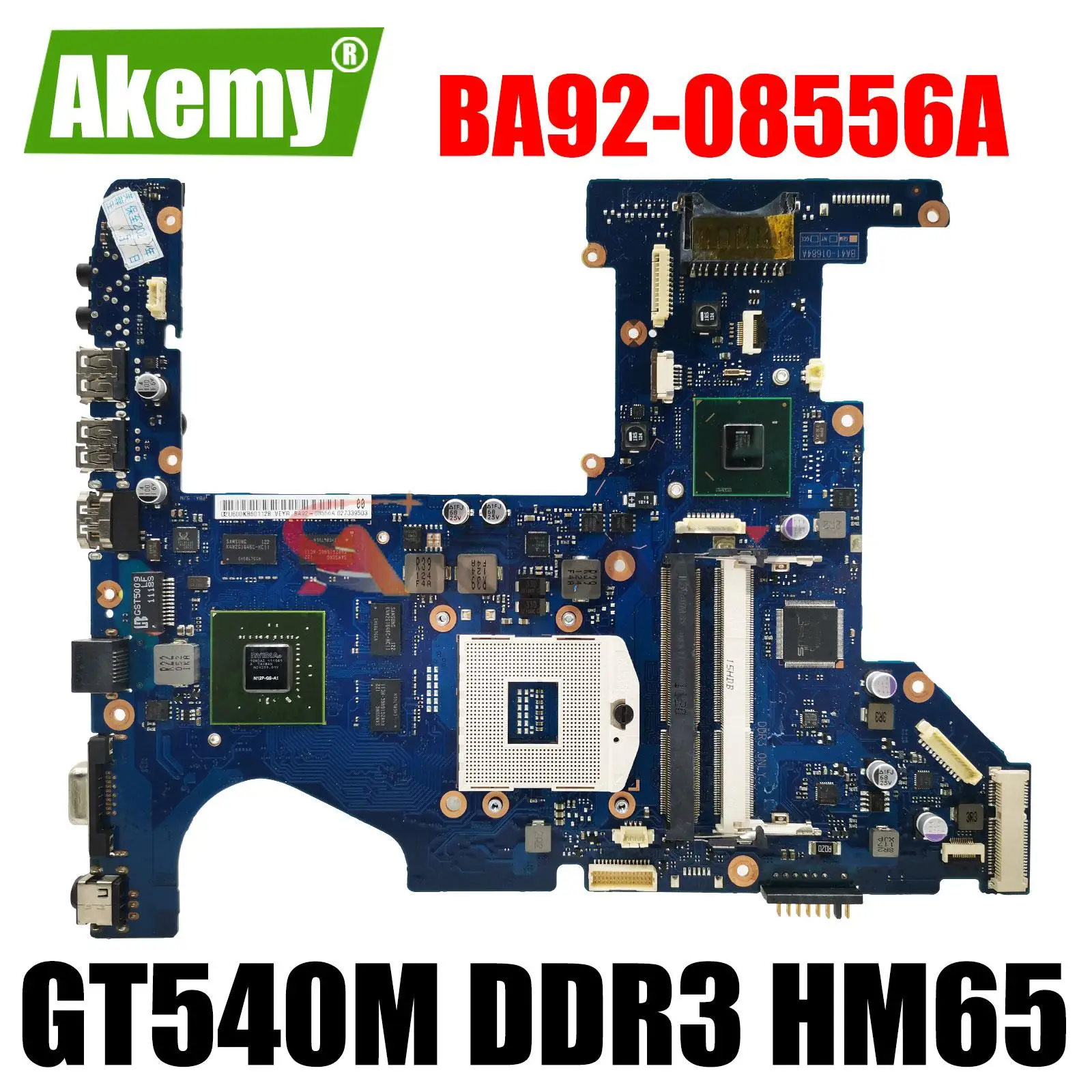 

BA41-01684A BA92-08556A BA92-08556B материнская плата для ноутбука Samsung RC530 NP-R530 материнская плата с GT540M DDR3 HM65