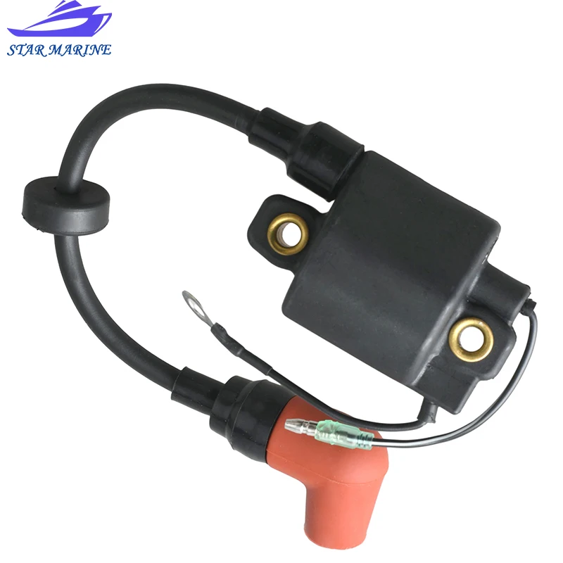 6H3-85570 Ignition Coil Assy For Yamaha Boat Motor 2T 50-70HP Parsun T60 Hidea Seapro HDX 6H3-85570-10 6H3-85570-10