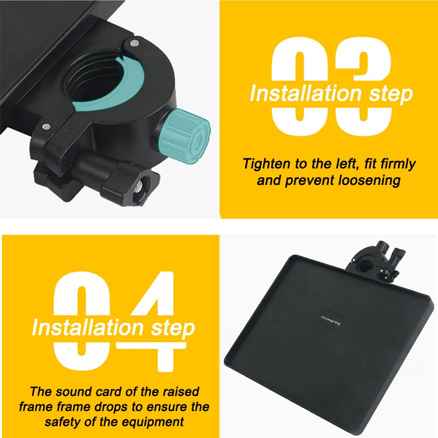 Soporte de plástico grueso para tarjeta de sonido, soporte para micrófono en vivo, abrazadera de Clip para teléfono móvil, accesorios de soporte para trípode en vivo