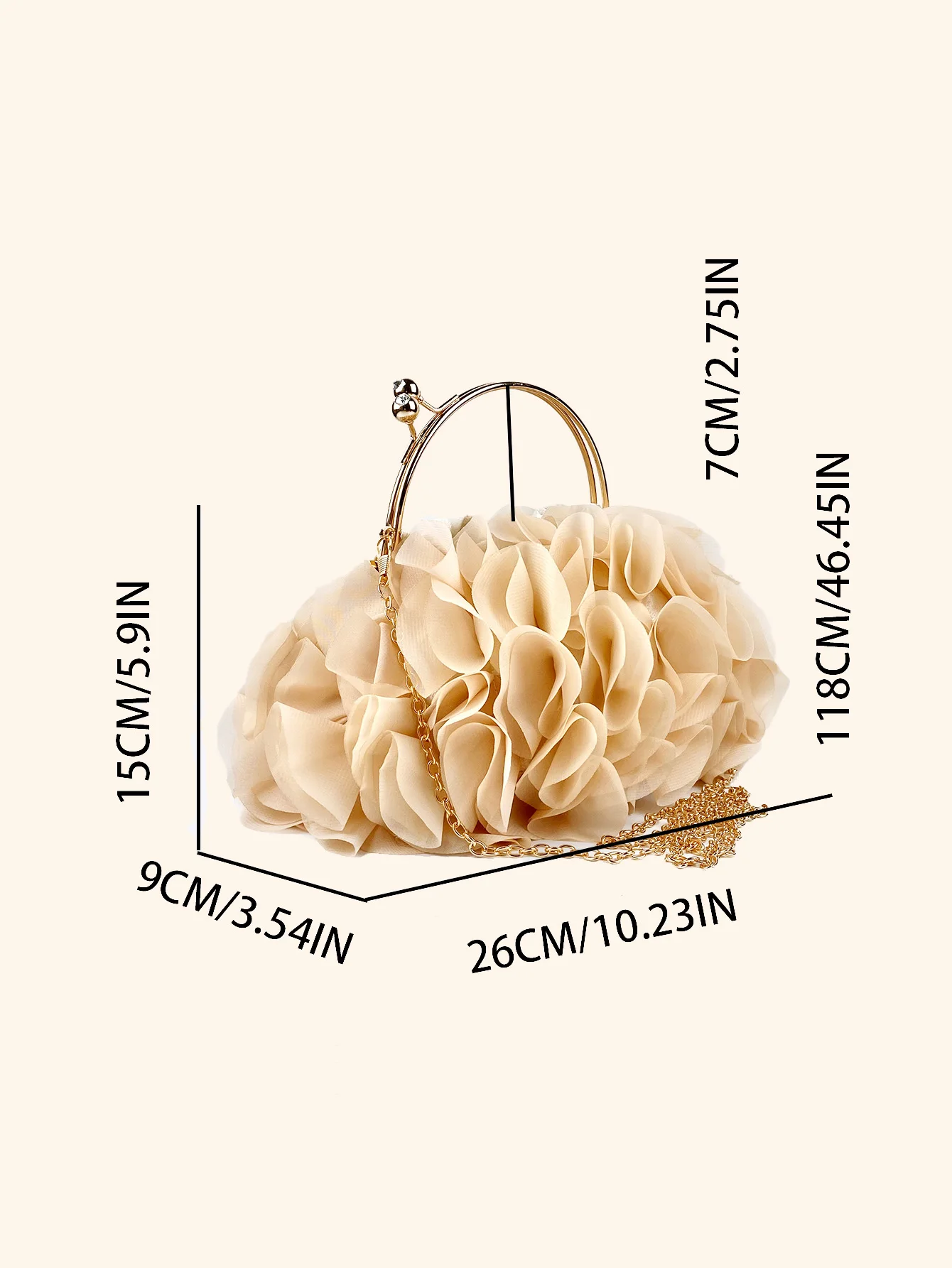 2024 Women\'s New Versatile Celebrity Lady Handbag, Wedding Bridesmaid Dress Bag, Silk Satin Flower Clutch