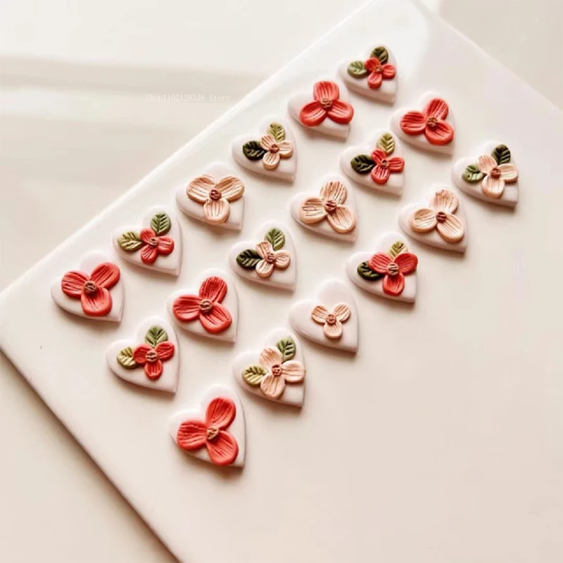 Clay Earring Resin Mold Plant Flowers Small Leaves Mini Cutting Die Handmade Diy Bracelet Brooch Jewelry Polymer Clay Craft Mold