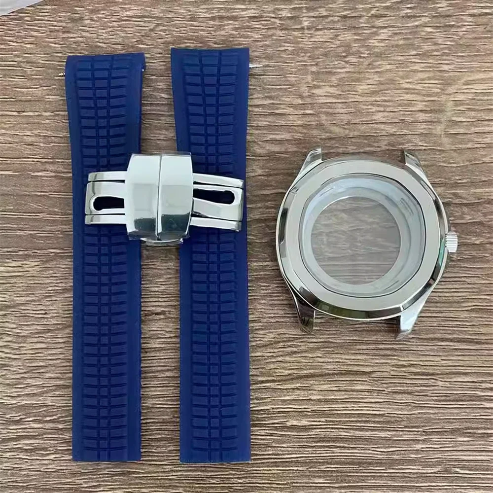 

Stainless Steel Case, Butterfly Buckle Rubber Band, Sapphire Glass Case for NH35/NH36 Movement, 32mm Dial Case Watch Accessories