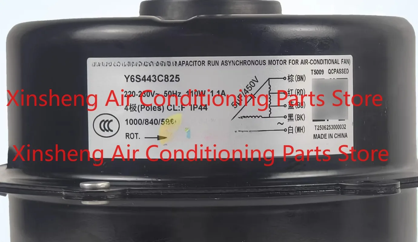 

Y6S443C825 Central Air Conditioning Outdoor Cooling Fan Motor 0010450781 (Y6S443C81)