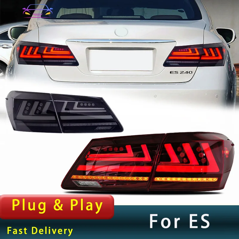 Car Tail Lamp For Lexus ES200 250 300h 350 2006-2012 Upgraded New Design LED Steamer Brake Turn Signal Tail Light Assembly