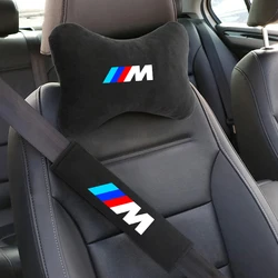 Reposacabezas Universal para coche, accesorios de almohada para BMW Performance M Power E90, E91, E92, X3, X5, X6, M3, M5, E46, E39, F30, E60, F10, G30