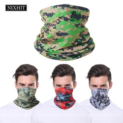 Men Women Head Face Neck Sunshade Gaiter Bandana Ice Silk Scarf Headwear Dustproof Outdoor Fishing Bicycle Motorcycle Cycling