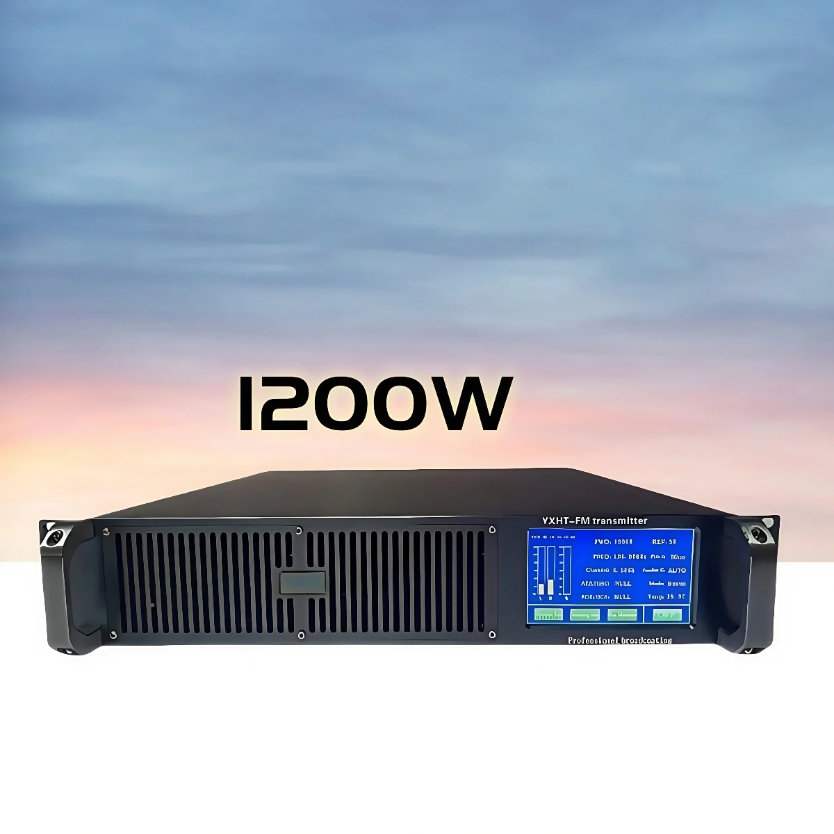 

1200W High Power Wireless Professional Stereo FM Broadcast Transmitter
