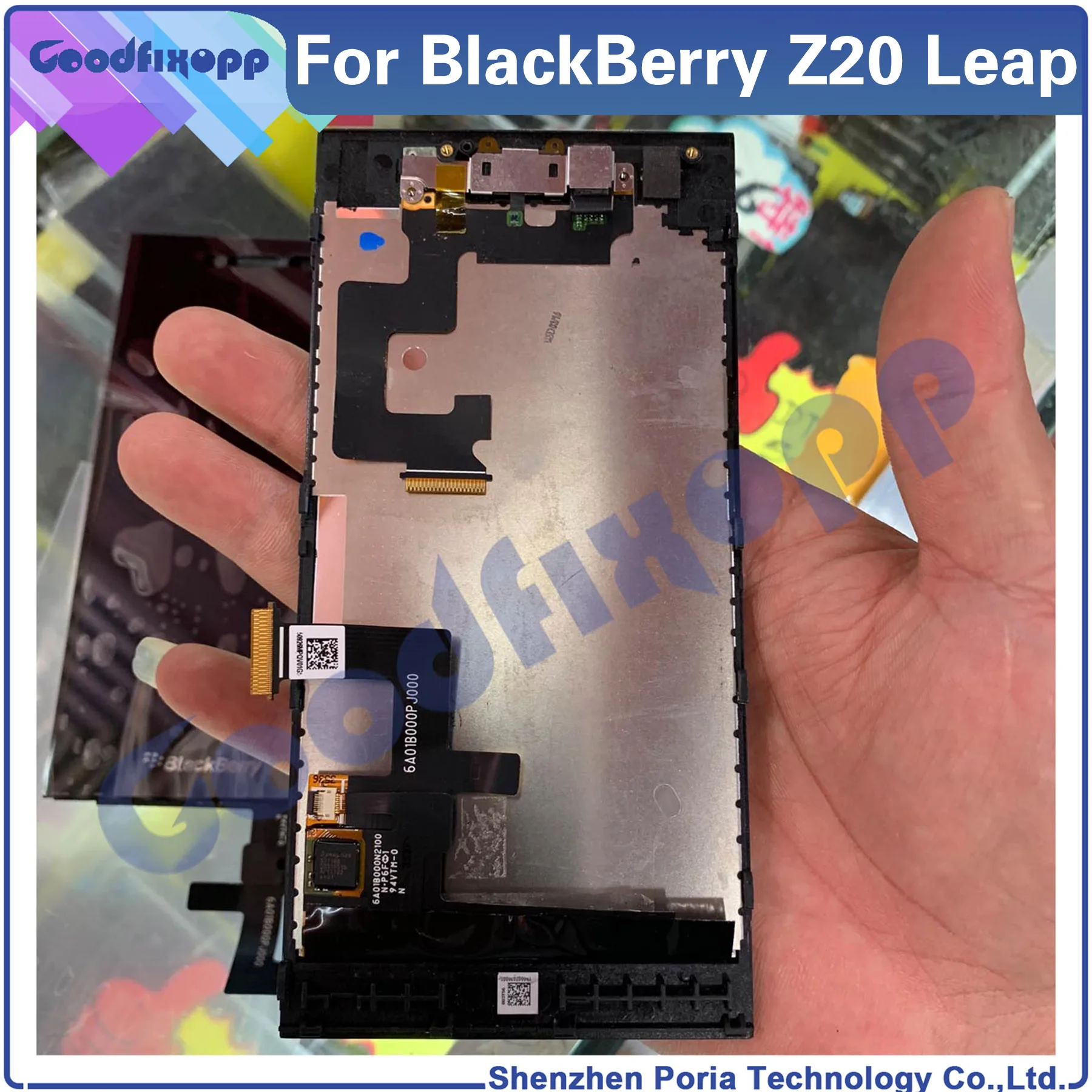 อะไหล่สำหรับแบล็คเบอร์รี่ Z20 Z20Leap จอแสดงผล LCD แบบสัมผัสหน้าจออะไหล่ประกอบดิจิไทเซอร์