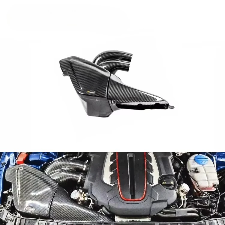 

Лучшая производительность для Audi S6 RS6 S7 RS7 4.0T, комплект впускной трубы из сухого углеродного волокна