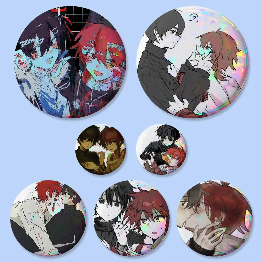 Zeno Remake Anime Badges 25 32 44 58 75 Mm Round Cosplay Pin Bag Decor Fans Collect Friends Gifts Brooch Souvenir