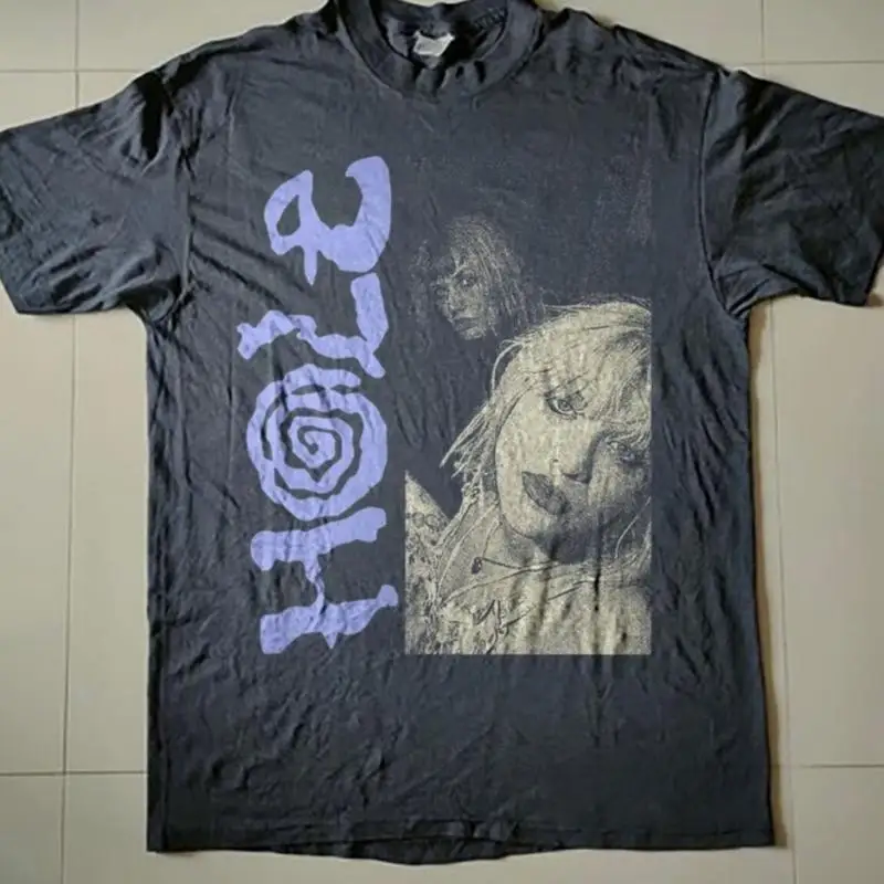 

Hole band short sleeve black color shirt men women