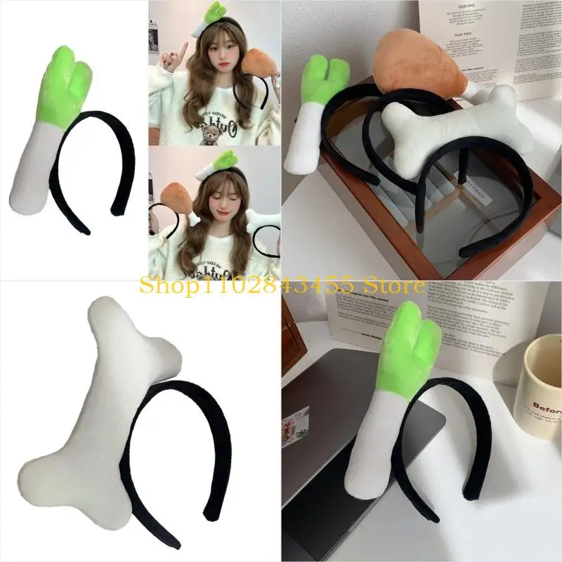 

49MC Funny Plush Headhoop Costume Headdress Child Headwear Adult Halloween Headband