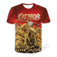 New Fashion Women/Men's 3DPrint  kreator Casual T-shirts  Hip Hop Tshirts Harajuku Styles Tops Clothing  T01 comfortable T-shirt