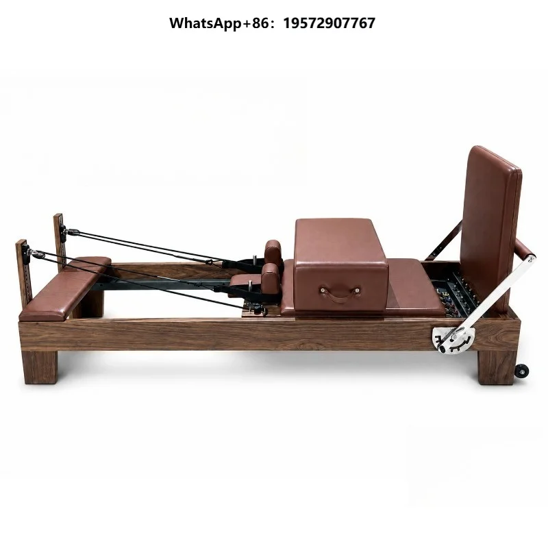 Luxury Wood Pilates Reformer Core Bed Smooth Rebound Professional Pilates Equipment for Studio