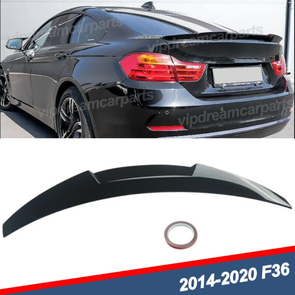 

Gloss Black For 2014-2020 BMW 4 Series F36 Gran Coupe 4Dr M4 Style Rear Spoiler United States