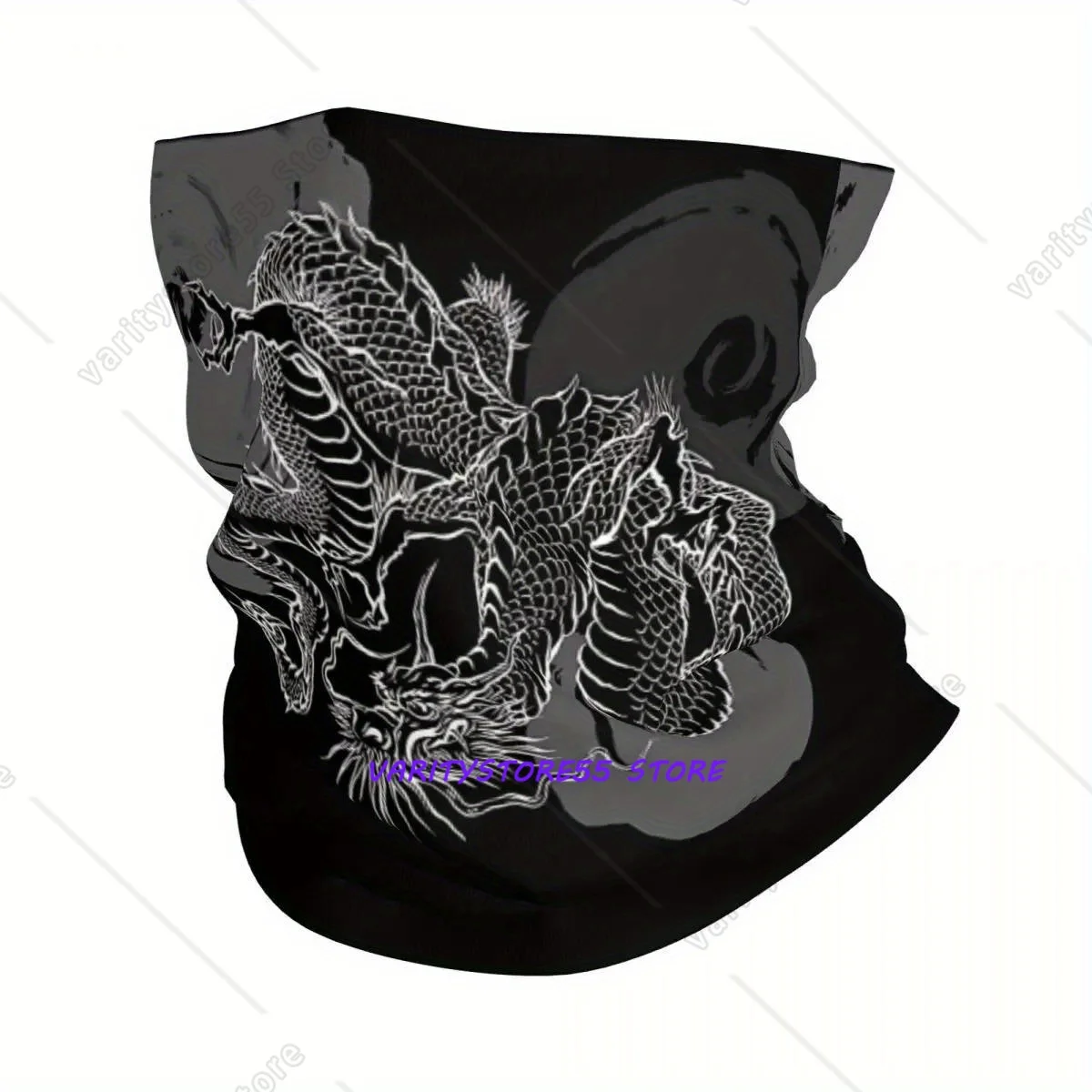 

Japanese Dragon Neck Gaiter Printed Wrap Scarf Multifunction Cycling Scarf Cycling Unisex Adult Breathable