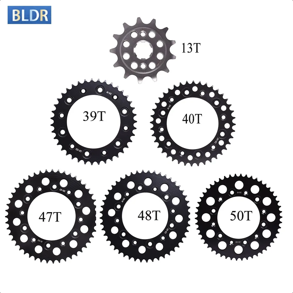 520 13T 39T 40T 47T 48T 50T Front Rear Sprocket For Honda XR250 XL250 CRF150 CRF230 2003-2019