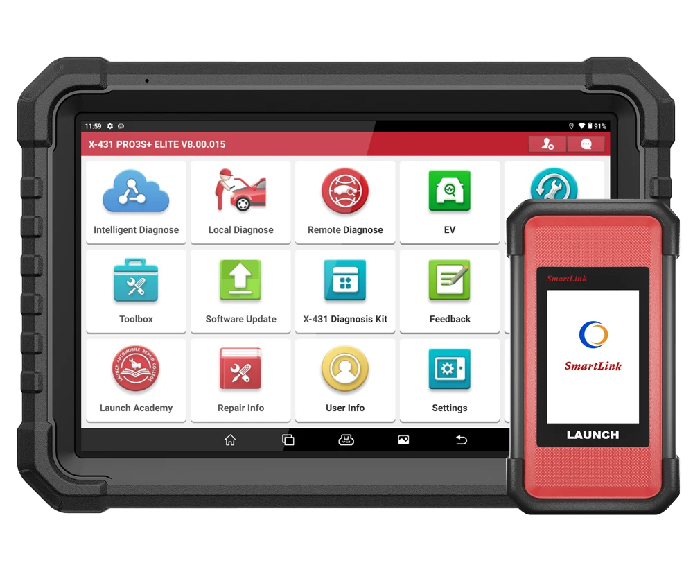 LAUNCH X431 PRO3S+ Elite Professioneller bidirektionaler Diagnosescanner – J2534 Pass-Thru-Programmierung, Allsystem-Scan, Unterstützung für 24V-Lkw und Elektrofahrzeuge – Detail 15